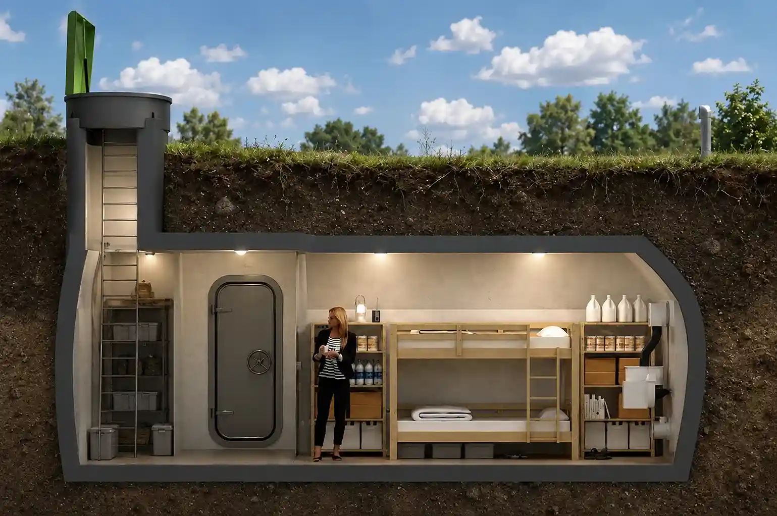 Revonia S3 Bunker mit Hausanschluss